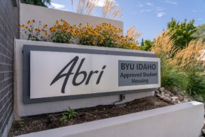 Abri BYUI Approved Student Housing Sign