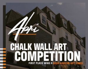 Chalk wall art competition