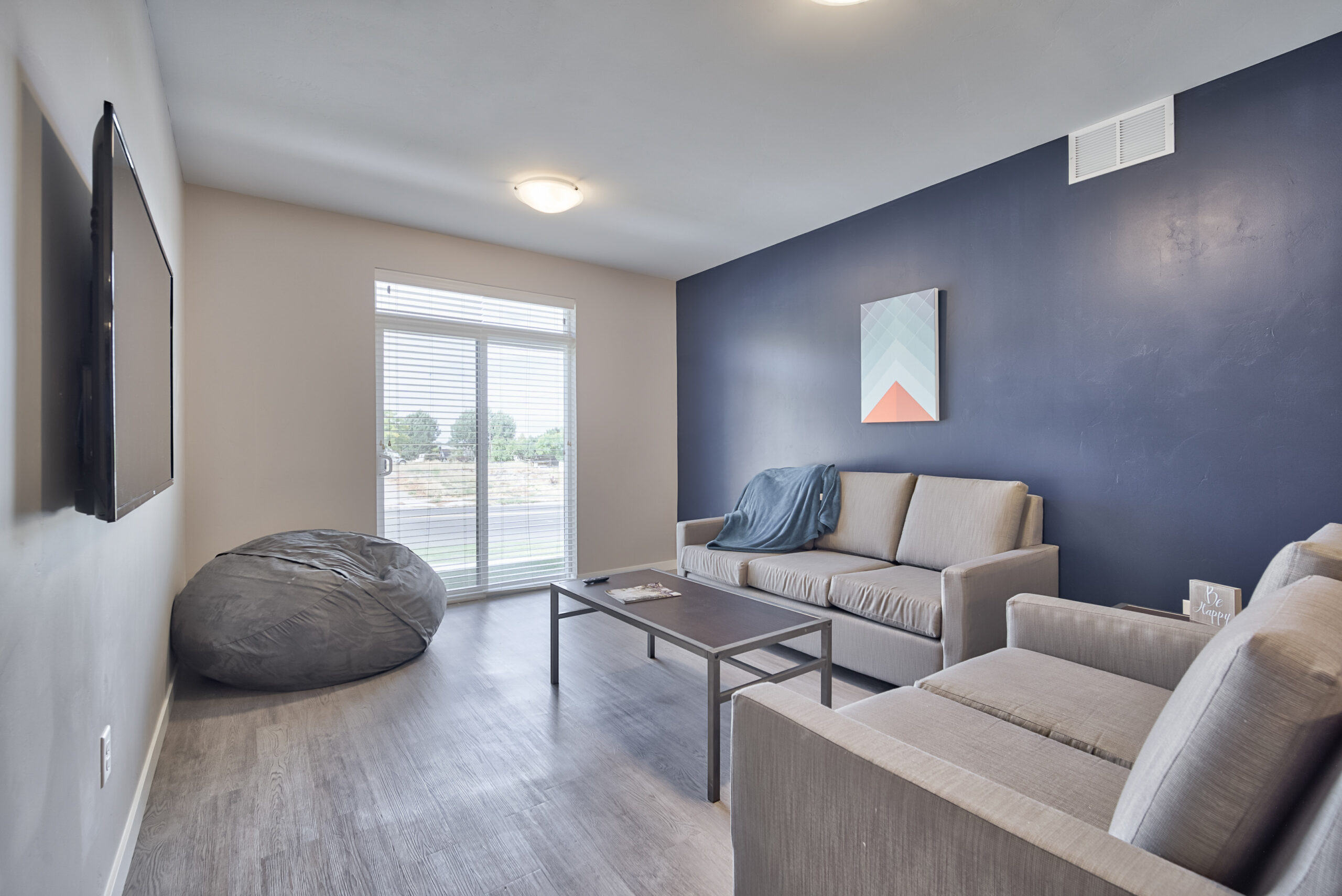 Townhome Living Area with Couches & TV